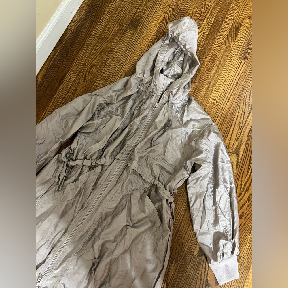 Anthropologie taupe coat